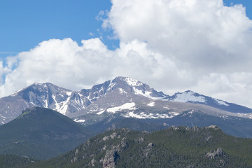 Fototapeta premium mountains and clouds Colorado 