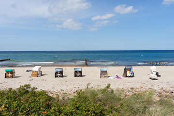 Coast of Heiligendamm, Bad Doberan, Mecklenburg-Vorpommern, Germany, Europe