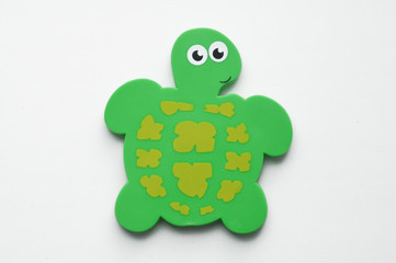 children's toy. bathing toy. turtle