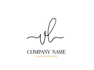 V L VL Initial handwriting logo design with circle. Beautyful design handwritten logo for fashion, team, wedding, luxury logo.