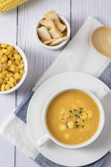 bowl of pumpkin soup
