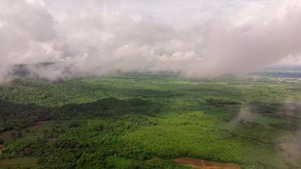 landscape with clouds