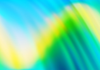 Light Blue, Yellow vector background with bent lines. Geometric illustration in marble style with gradient.  New composition for your brand book.