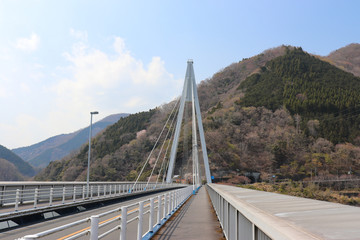 丹沢湖の永歳橋（神奈川県山北町）,Eisai Bridge(Yamakita Town,kanagawa Pref,Japan)
