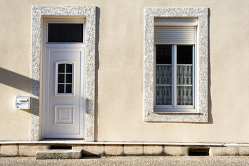 façade de maison de ville