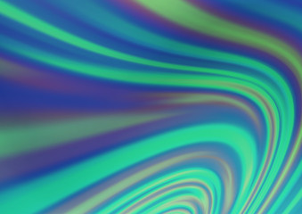 Light Blue, Green vector template with bubble shapes. Glitter abstract illustration with wry lines. A completely new marble design for your business.