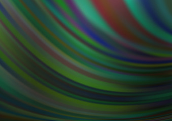 Dark Green vector pattern with bubble shapes. An elegant bright illustration with gradient. The template for cell phone backgrounds.