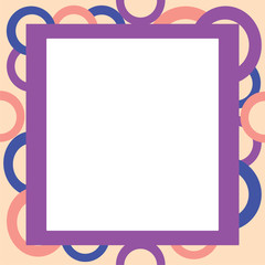 abstract frame, photo frame or place for your information