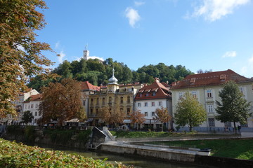 Fototapeta na wymiar Ljubljana view