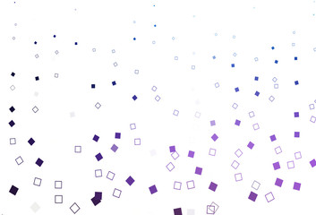 Light Pink, Blue vector texture with rectangular style.