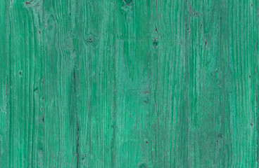 Green wooden surface