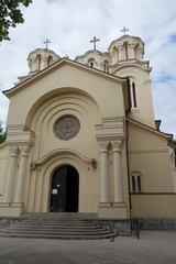 Fototapeta na wymiar Church in Ljubljana