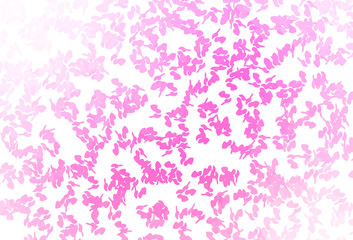 Fototapeta na wymiar Light Pink vector pattern with chaotic shapes.