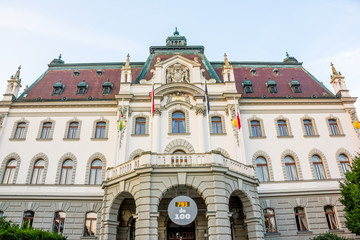 Obraz premium Facade of the University of Ljubljana, Slovenia