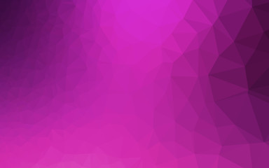 Obraz premium Light Pink vector triangle mosaic cover. Colorful illustration in abstract style with gradient. Completely new template for your business design.