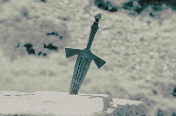 Excalibur Sword in the stone