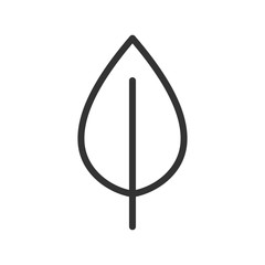 Leaf icon vector symbol illustration EPS 10