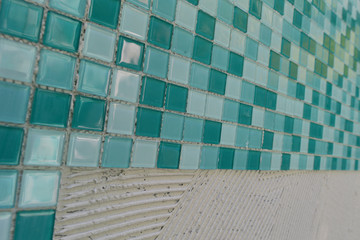 Glasmosaik Schwimmbad