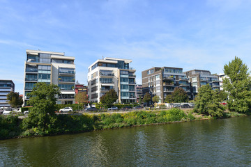 Fototapeta na wymiar Frankfurt am Main Westhafen 