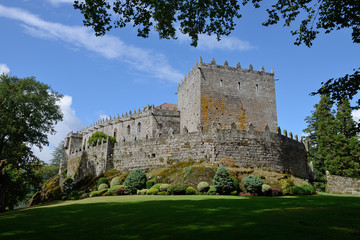 beautiful old castle in spanish style