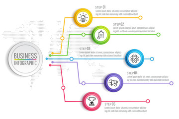Presentation business infographic