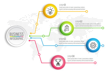 Presentation business infographic