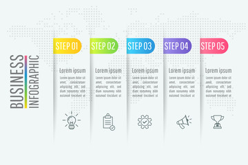 Presentation business infographic