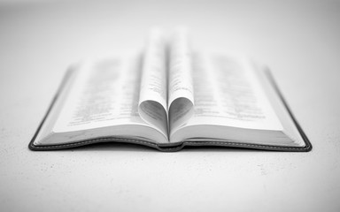 Heart Shape Pages in Book