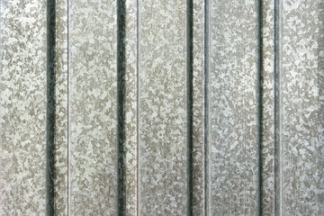 Corrugated zinc metal texture background. galvanized profiled sheet.