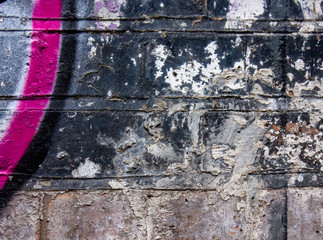 Authentic Urban Grunge, Ripped, Torn Vintage Street Posters. Street Wall Texture - Image - Image