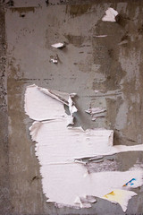 Authentic Urban Grunge, Ripped, Torn Vintage Street Posters. Street Wall Texture - Image - Image