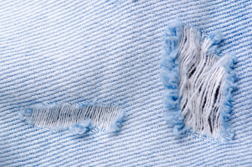 Blue jeans fabric textile material texture macro blur background