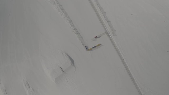 beginner ski area top view serfaus