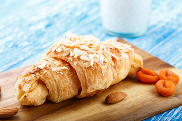 croissant on the table