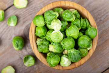 brussels sprouts in a plate