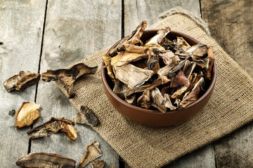 chopped dried mushrooms