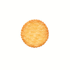 Biscuit in isolated with clipping path,Circular biscuits