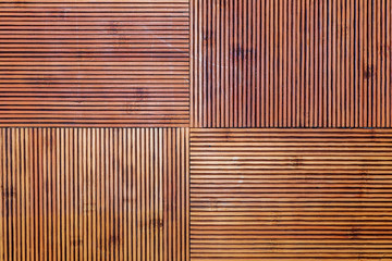 Rustic bamboo texture. Horizontal and vertical lines. Ocher and brown tones.