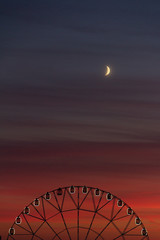 beautiful colors of evening sky