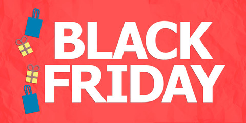 Black friday illustration design