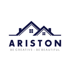 Apartment Logo, Home, House, Real estate Logo Vector