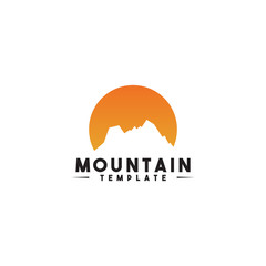 Mountain logo design inspiration vector template