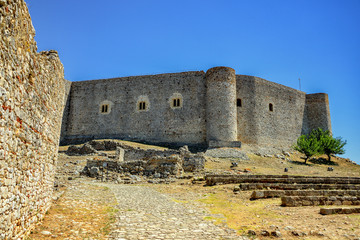 Chlemoutsi (also known as "Clermont") castle at Kastro village, Municipality of Andravida-Kyllini.