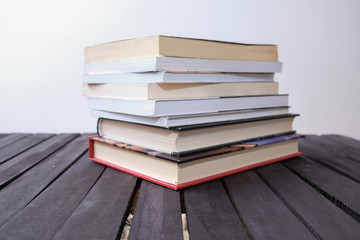 stack of books