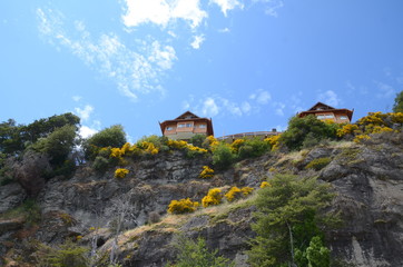 old castle on the hill