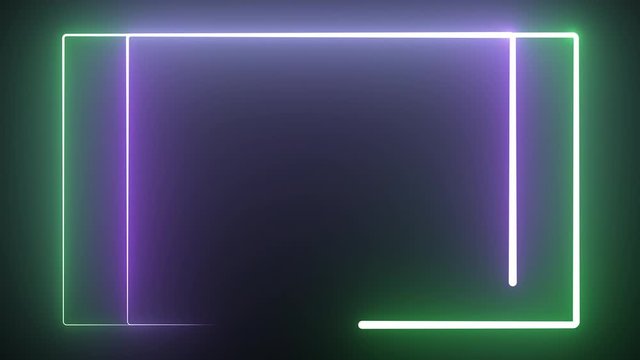neon animation background shape 