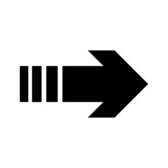 Right arrow icon isolated on white background. Right arrow icon simple sign. Right arrow icon trendy and modern symbol for graphic and web design.