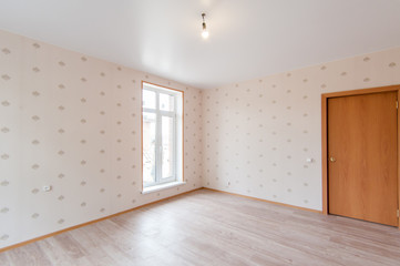 Russia, Moscow- May 05, 2018: interior room apartment. standard repair decoration in townhouse