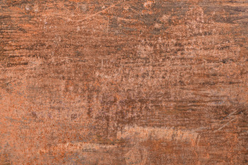 Rusty old sheet metal background, iron corrosion