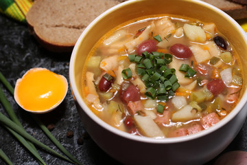 Soup with beans